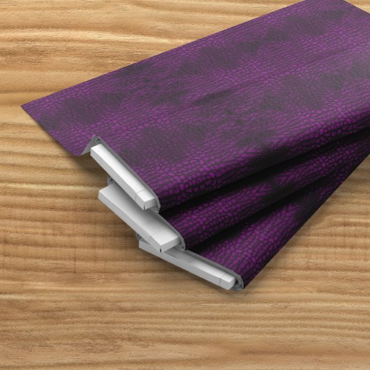 Alligatorroze kunstleder stof