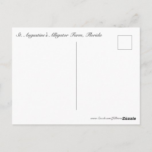 Alligators #5 briefkaart (Achterkant)