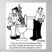 Alligators als afvoerreinigers poster (Voorkant)