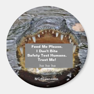 Alligators bijten geen veiligheidstests mensen magneet