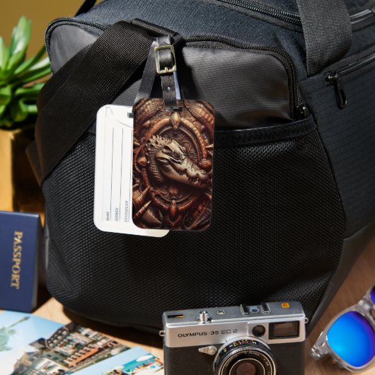 Alligator's Embrace Bagagelabel (Voorkant & Achterkant)