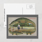 Alligators en Boerderij van struisvogels in Florid Briefkaart (Voorkant / Achterkant)