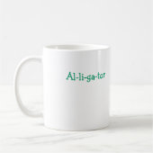 Alligators en Fleur-de-lis Koffiemok (Links)