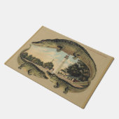 Alligators en vuurtoren, welkom, deurmat (Schuin)