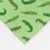 Alligators Fleece Deken (Hoek)