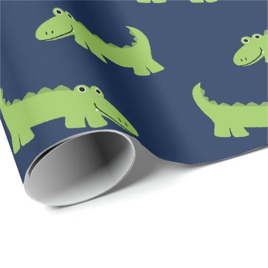 Alligators glimlachen cadeaupapier (Rol Hoek)