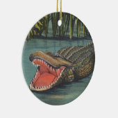 Alligators Keramisch Ornament (Rechts)