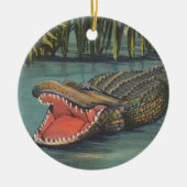 Alligators Keramisch Ornament (Voorkant)