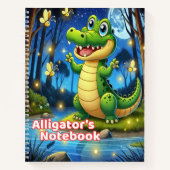 Alligator's Notitieboek/Cute School Notitieboek vo (Voorkant)