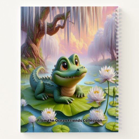 Alligator's Notitieboek/Cute School Notitieboek vo (Achterkant)