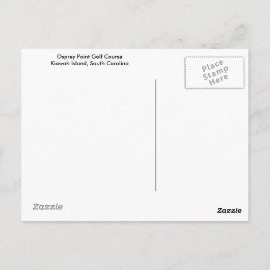 Alligators op Osprey Point Golf-cursus Briefkaart (Achterkant)