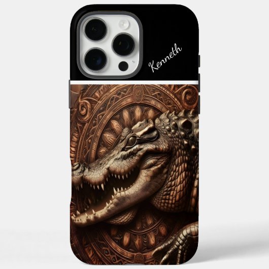 Alligator's oude omhelzing Case-Mate iPhone case (Achterkant)