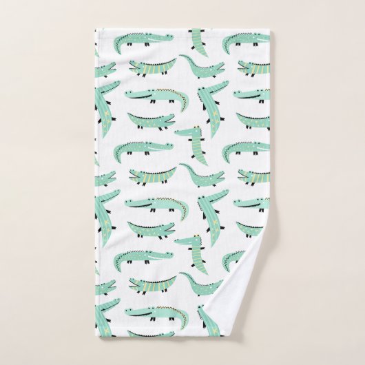 Alligators overal bad handdoek (Handdoek)
