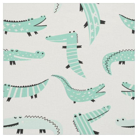 Alligators overal stof (Swatch)