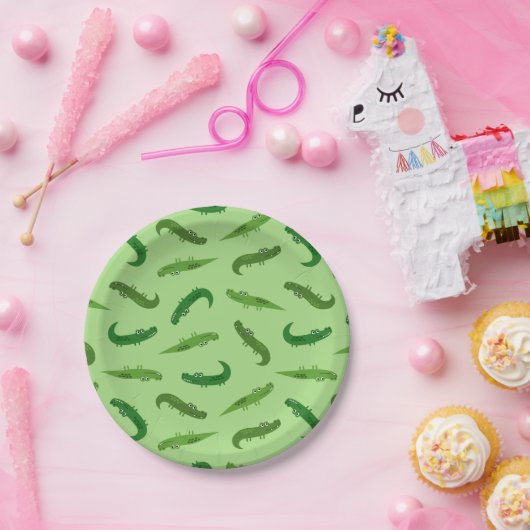 Alligators Papieren Bordje (Feest)