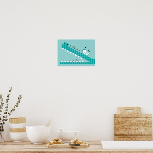 alligators... poster (Keuken)