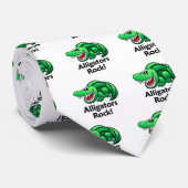 Alligators Rock! Stropdas (Opgerold)