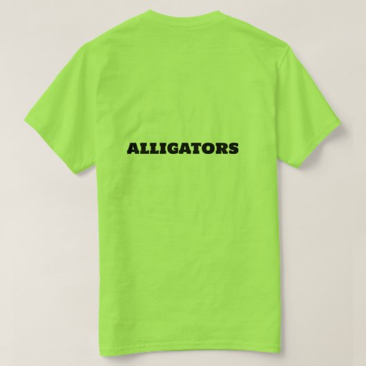 Alligators T-shirt (Design achterkant)