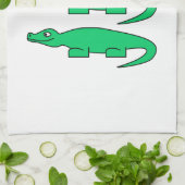 Alligators. Theedoek (Gevouwen)