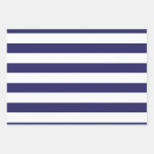 AlligatorStippen Rugby Stripes Gift Wrap Sheets Inpakpapier Vel (Voorkant 3)