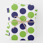 AlligatorStippen Rugby Stripes Gift Wrap Sheets Inpakpapier Vel (In situ)