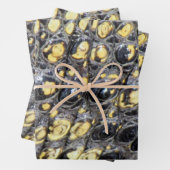 "Alligatorvel" — Papieren pakbladen Inpakpapier Vel (In situ)