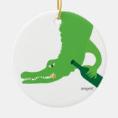 Alligatorwijn Keramisch Ornament (Voorkant)