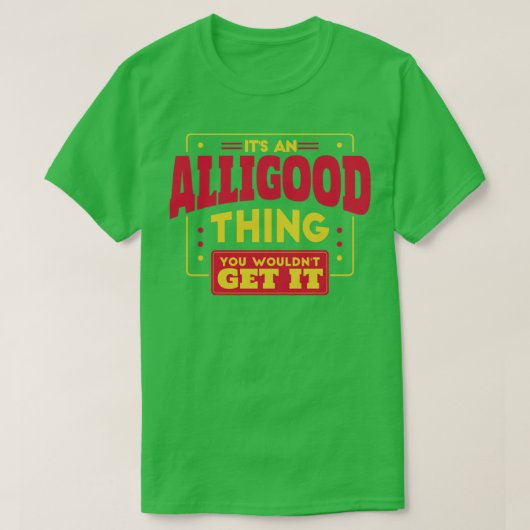 Alligood T-shirt (Design voorkant)