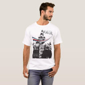 allinforpaul.com dome logo t-shirt (Voorkant volledig)