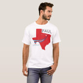 allinforpaul.com Texas logo T-shirt (Voorkant volledig)