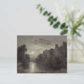 Allington Castle, bij Maidstone, Kent; Moonlight Briefkaart (Staand voorkant)