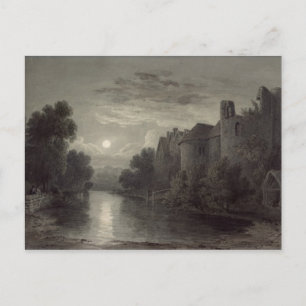 Allington Castle, bij Maidstone, Kent; Moonlight Briefkaart