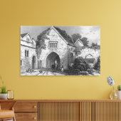 Allington Castle Canvas Afdruk (Insitu (Woonkamer))