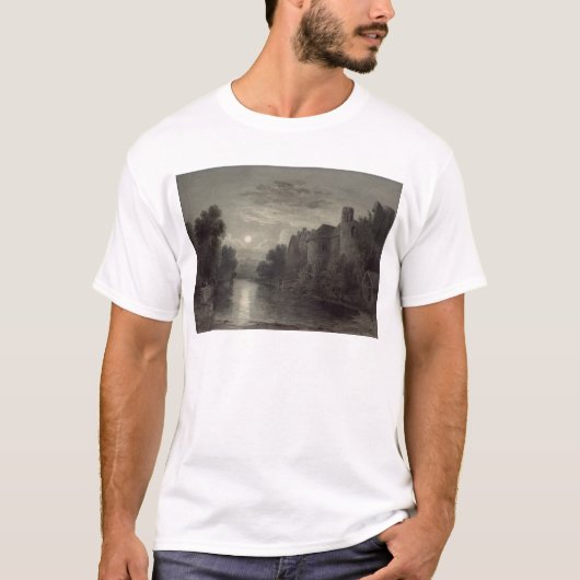 Allington Castle, nabij Maidstone, Kent; Moonlight T-shirt (Voorkant)