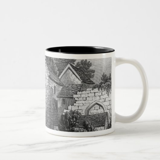 Allington Castle Tweekleurige Koffiemok (Rechts)