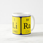 Allira periodieke table name mok (Voorkant rechts)