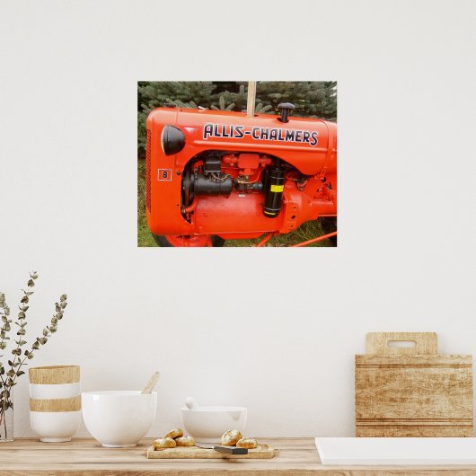 Allis-Chalmers afdrukken Poster (Keuken)