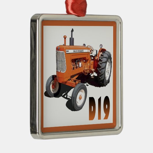 Allis-Chalmers D19 Metalen Ornament (Rechts)