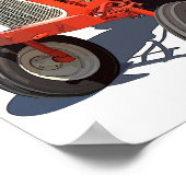 Allis Chalmers D-10 Tractor Poster (Hoek)