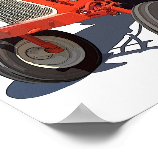 Allis Chalmers D-10 Tractor Poster (Hoek)