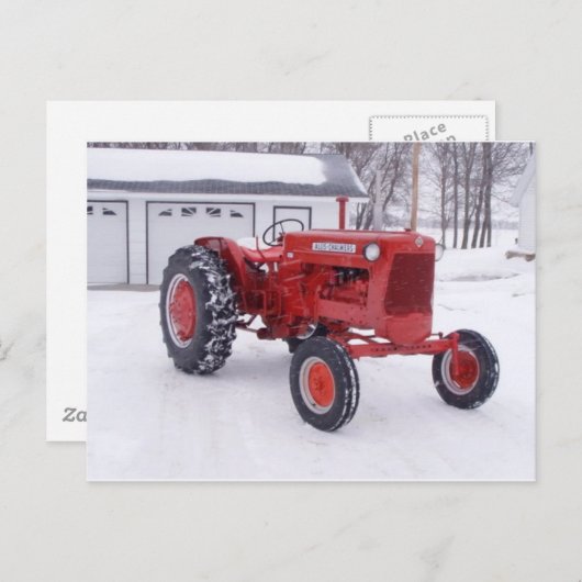 Allis Chalmers D-17 Briefkaart (Voorkant / Achterkant)