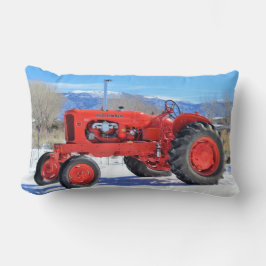 Allis Chalmers Tractor Winter Scene Lumbar Pillow Kussen