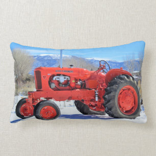 Allis Chalmers Tractor Winter Scene Lumbar Pillow Kussen