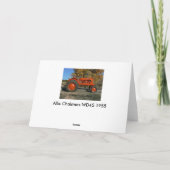 Allis Chalmers WD45 1955 Kaart (Achterkant)