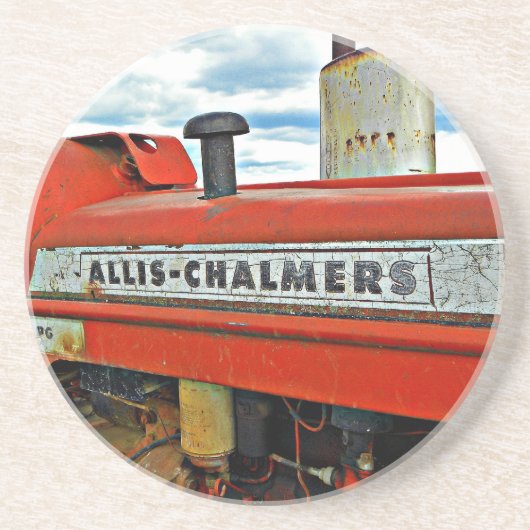 Allis Chalmers Zandsteen Onderzetter (Voorkant)