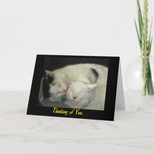 Allis & het Denken Abbie aan u Wenskaart Kaart (Voorkant)