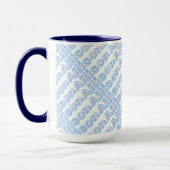 Allison Blue Style 15 oz Ringer Mok (Links)