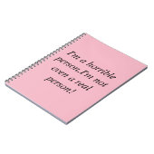 Allison citeert uit Orphan Black, een afschuwelijk Notitieboek (Linkerzijde)