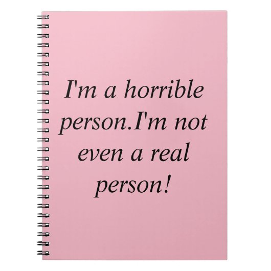 Allison citeert uit Orphan Black, een afschuwelijk Notitieboek (Voorkant)