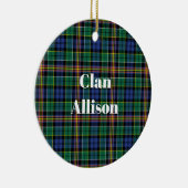 Allison Clan Tartan Keramisch Ornament (Rechts)